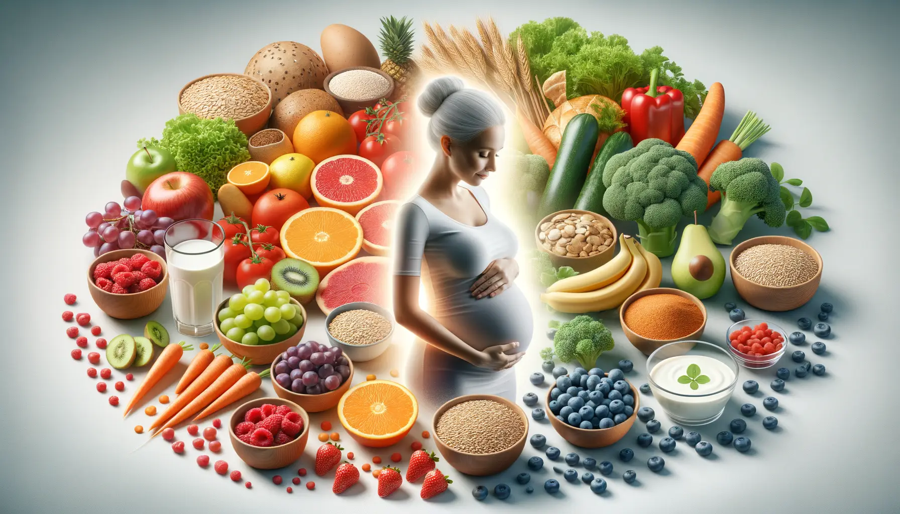 Grupos de alimentos esenciales para una alimentación prenatal